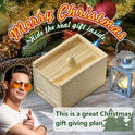 PARNIXS Surprise Spider Prank Box，Handcrafted Spider in a Box Stocking Stuffers,New Year's Surprise Toy and Gag Gift Practical Joke for Adults Men
