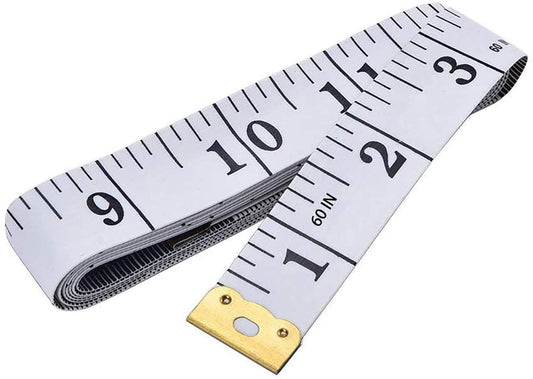 GDMINLO Soft Tape Measure Double Scale Body Sewing Flexible Tailor Craft Vinyl Ruler for Weight Loss Medical Body Measurement, Has Centimetre Scale