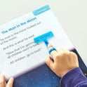 hand2mind FingerFocus Highlighter, Guided Reading Strips, Reading Pointers for Kids, Dyslexia Tools for Kids, ADHD Tools, Special Education School
