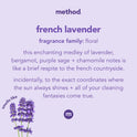 Method All-Purpose Cleaner Spray, French Lavender, Plant-Based and Biodegradable Formula Perfect for Most Counters, Tiles and More, 28 Fl Oz, (Pack