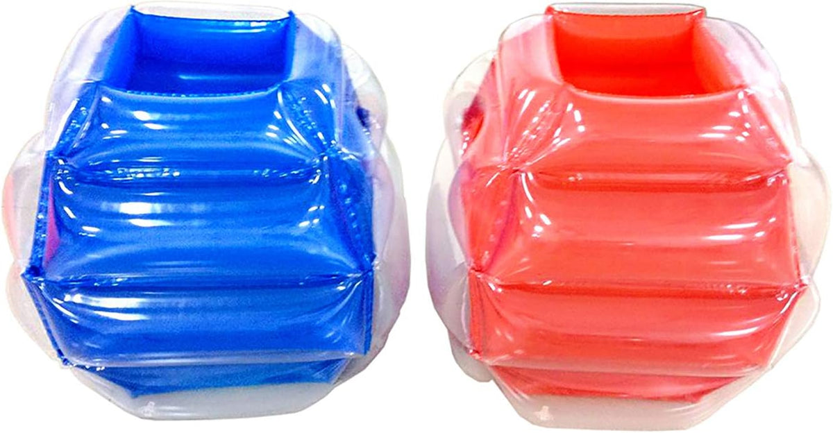 BANZAI: Bump N' Bounce Body Bumpers, A Game of Bumping & Bopping, 2 Bumpers Included in Red & Blue, Fun & Safe Cushion Inflatable Surface, For Ages 4