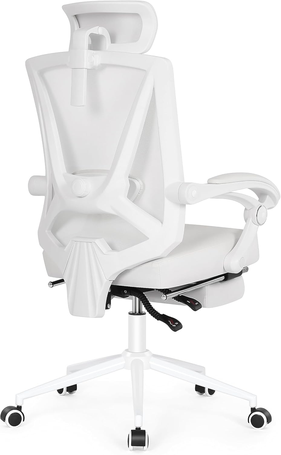 Misolant Ergonomic Office Chair with Footrest, Ergonomic Desk Chair with Adjustable 2D Lumbar Support, High Back Computer Chair with Adjustable