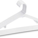 Utopia Home Plastic Hangers 20 Pack - Space Saving Clothes Hanger - Durable & Strong Closet Organizers and Storage with Built-in Strap Hooks