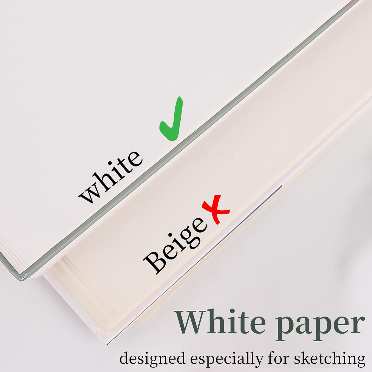SuFly Sketch Book 9x12, Drawing Paper Pad-68lb/100gsm, Top Spiral Sketchbook Hardcover, 100 Sheets Sketch Pad for Kids Classroom Art Supplies for