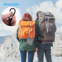 2 Pcs JHX Travel Laundry Bags, Dirty Clothes Organizer【Upgraded】with Handles and Aluminum Carabiner for Travel, Camp, Fitness, and Students