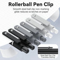 Gel Pens, 6 Pcs 0.5mm Fine Point Black Ink Pen With Smooth Writing, Office Desk Accessories, Writing Supplies Gifts for Men Women, Quick Dry Pens