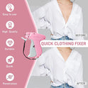 Stitch Gun for Clothes， Handheld Stitch Gun Quick Clothing Fixer，Sewing Kit Includes 1,000 Black Fasteners & 1,000 White Fasteners & 6