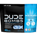 DUDE Bombs - Toilet Stank Eliminator - 1 Pack, 40 Pods - Fresh Scent 2-in-1 Stank Eliminator + Toilet Bowl Freshener - Refreshing Blend of Lavender