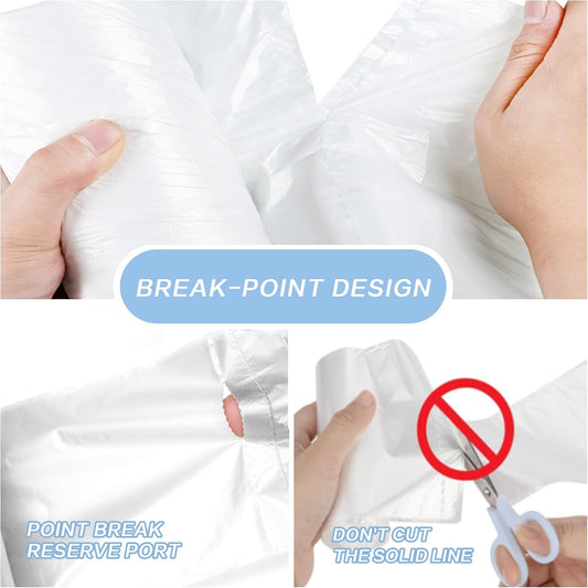Small Trash Bags 4 Gallon - 108 Count Leakage-Proof 4 Gallon Trash Bag, Small Garbage Bags for Office Bedroom Bathroom Mini Trash Bags, Unscented