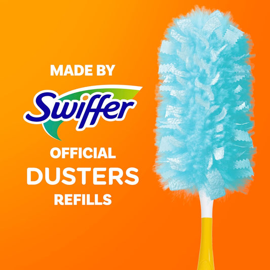 Swiffer Dusters Refill for Cleaning, Made by SWIFFER, Feather & Microfiber Duster Disposable Alternative, for Dusting Furniture, Blinds, Ceiling