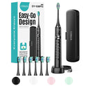 COSLUS Sonic Electric Toothbrush for Adults: 47000 VPM for Deep Cleaning & Whitening with Travel Case - 5 Modes for Sensitive Teeth & Braces