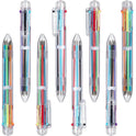 Favide 22 Pack 0.5mm 6-in-1 Multicolor Ballpoint Pen,6-Color Retractable Ballpoint Pens for Office School Supplies Students Children Gift,Kids Party