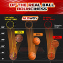 Silent Basketball Size 7 (29.5") – Grooved Airless Indoor Basketball for Quiet Dribbling and Indoor Training, Pro PU Foam Ball – Real Feel Higher