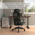 STAPLES Dexley Ergonomic Mesh Swivel Task Chair, Black (UN56946)