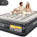 Air Mattress Queen with Built in Pump, Inflatable Mattress Blow Up Mattress 18 Raised Comfort,Upgraded Surface Portable Bed, Air Bed for Home, Guest
