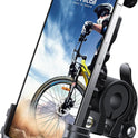 Lamicall Bike Phone Holder, Motorcycle Mount - Motorcycle Phone Holder, Handlebar Cell Phone Clamp, Scooter Phone Clip for iPhone Air 17 Pro Max, 16