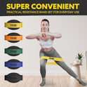 Tribe Lifting Fabric Resistance Bands for Glutes & Legs | 5 Fabric Workout Bands Set | Thick Booty Bands for Squats, Lunges, Hip Training, Physical