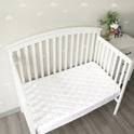 Crib Mattress Protector Sheets Fitted Waterproof Crib Mattress Pad Cover, Noiseless & Machine Wash 100% Absorbent Crib/Toddler Mattress Protector