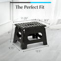 Handy Laundry Folding Step Stool - Sturdy Enough Collapsible Stool to Support Adults and Safe Enough for Kids - Opens Easy with One Flip - Great for