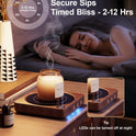 Mug Warmer - 36W Coffee Mug Warmer for Desk with Temperature Display, 2-12Hrs Auto Shut Off, Smart Candle Warmer - Ideal Coffee Gifts Accessories