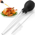 Premium Turkey Basters for Cooking – Baster Syringe for Hot Liquids – Meat and Food Injector – Essential Thanksgiving Cooking Tool – Turkey Baster