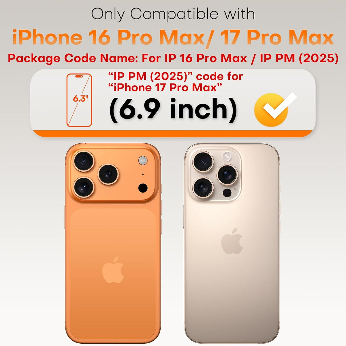 TOCOL for iPhone 17 Pro Max Screen Protector/iPhone 16 Pro Max Screen Protector 6.9-Inch Instant Installation Tempered Glass HD Clear Full Coverage
