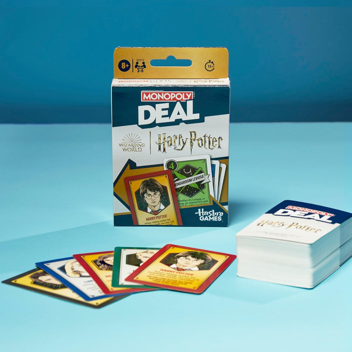 Monopoly Deal: Harry Potter Card Game | Family Games for Kids and Adults | Ages 8 and Up | 2 to 5 Players | 15 mins. | Travel Size | Christmas