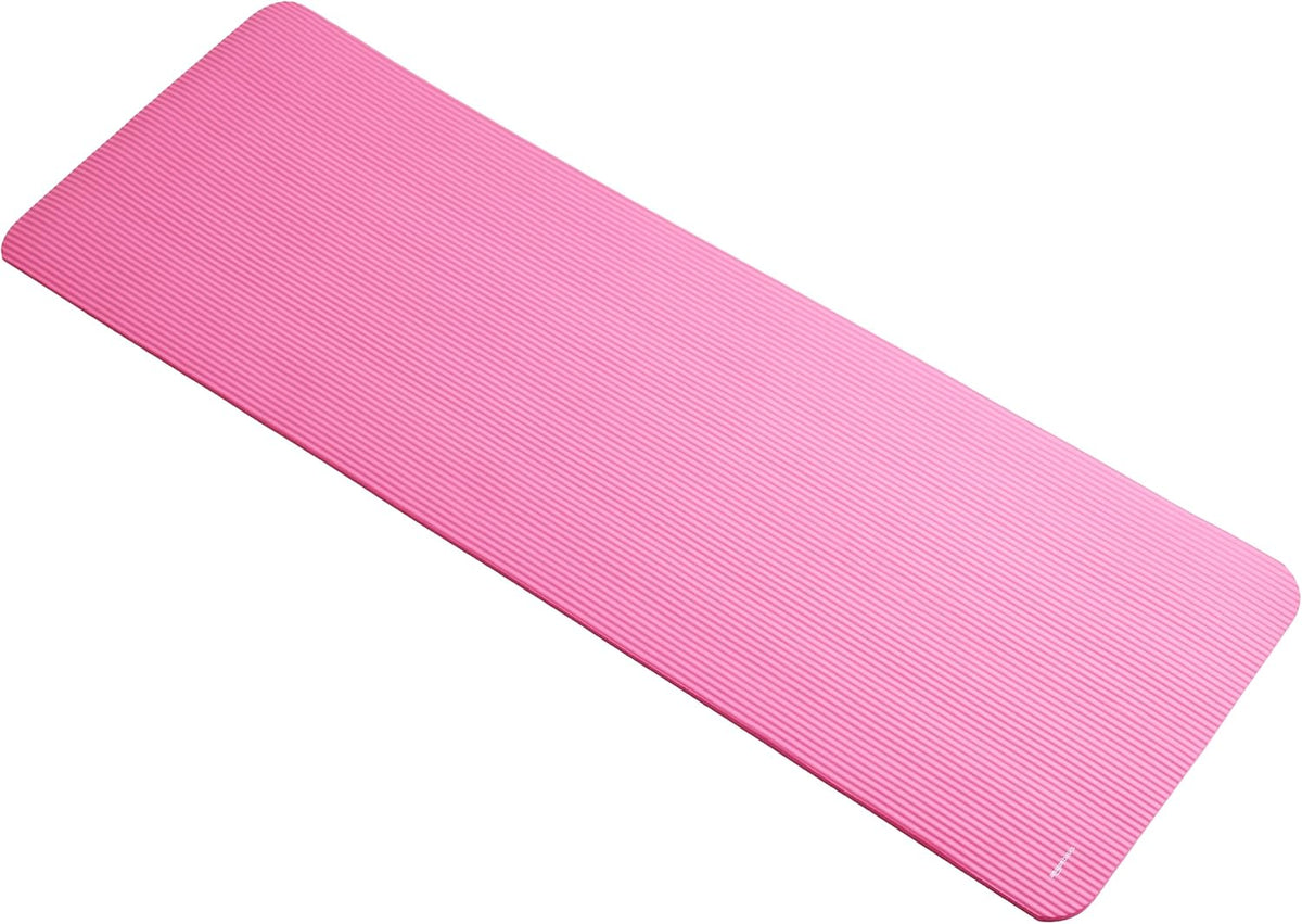 1/2 Inch Extra Thick Exercise Yoga Mat with Carrying Strap, Cushioned Support, for Fitness and Gym Workouts