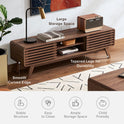 mopio Ensley TV Stand, Mid Century Modern for 55/60/65 inch TV, Farmhouse TV Stand, Entertainment Center with Storage, TV and Media Console for