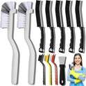 11Pcs Crevice Cleaning Brush Set, Hard Bristle Cleaning Supplies for Kitchen, Bathroom, Corner, Grout, Sink, Cup, Teapot, Bottle, Blender
