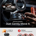 LISEN Vacuum Magnetic Phone Holder for Car, Magsafe Car Mount 360 Adjustable Vacuum Suction Cup, Phone Mount for Car