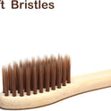 Virgin Forest 10 Count Bamboo Toothbrush, Soft Bristle for Adults, Eco Friendly Natural Wooden Toothbrushes, Vegan Organic Bamboo Travel Tooth Brush