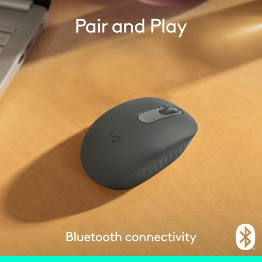 Logitech M196 Bluetooth Wireless Mouse, Compact and Portable Mouse for Laptops, Tablets and More, 12-Month Battery, Smooth Tracking, Compatible with
