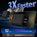 45W Super Fast Charger Type C, [2 Pack] 45 Watt USB-C Charger PD/PPS Wall Charging Block for Samsung Galaxy S25 Ultra/S25+/S25/S24/S23 Ultra/S23+/S22