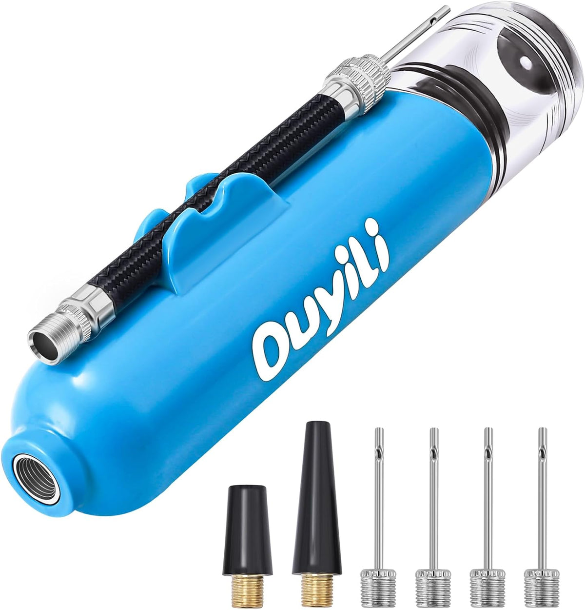 Sports Ball Pump Kit - Portable Air Pump Two-Way Dual Action Inflatable Perfect for Basketballs, Soccer Balls and More - Professional Hand Pump Kit