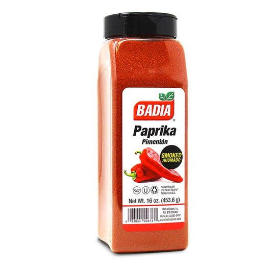 Badia Smoked Paprika, 16 oz - Rich, Smoky Flavor for Cooking, Grilling & Seasoning, All-Natural Spice