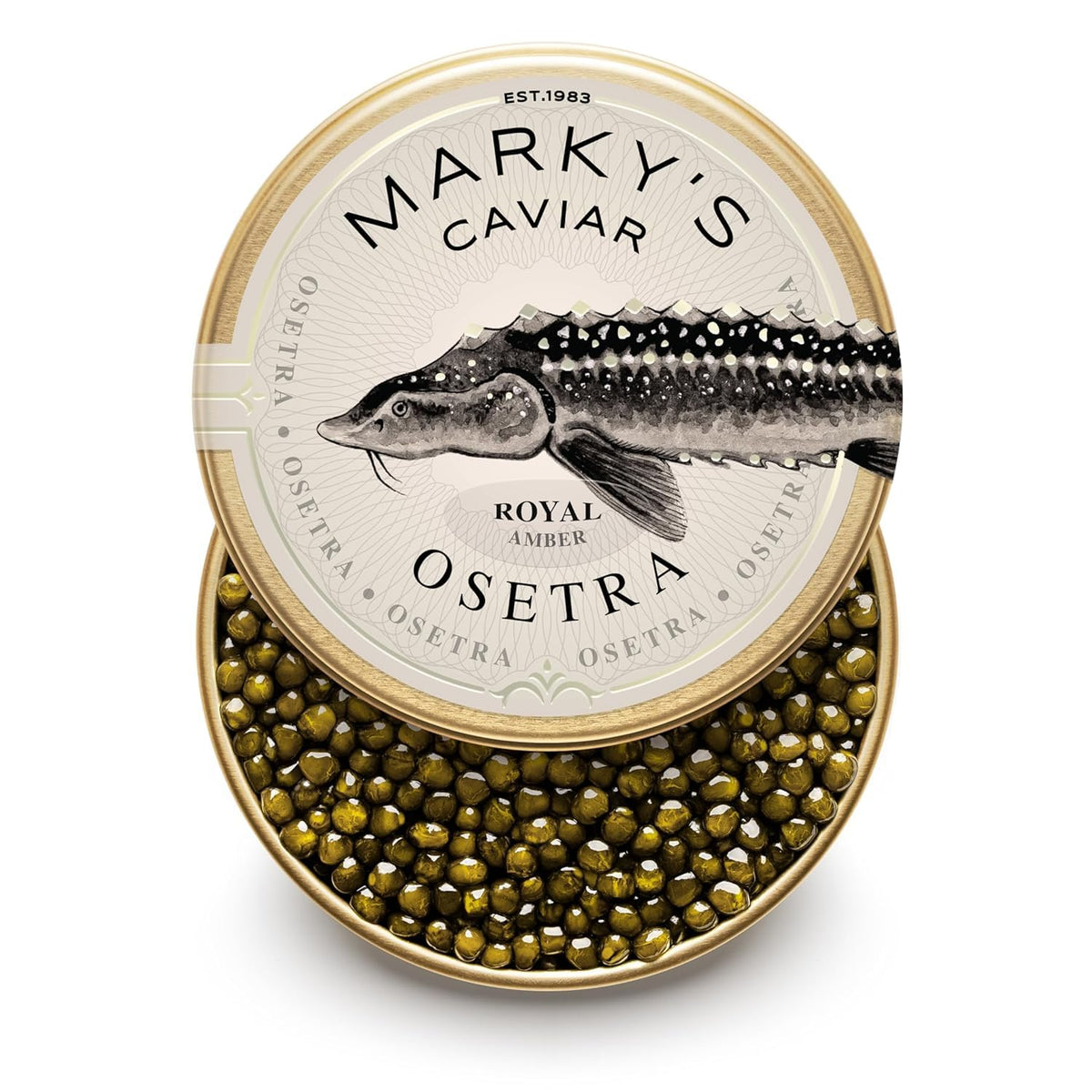MARKY'S Caviar Tasting Gift Set – 4 x 0.5 oz + Blini, Spoon & Cooler Bag