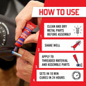 Loctite Threadlocker Blue 242 - Removable Thread Lock Glue for Nuts, Bolts, & Fasteners, Medium Strength Screw Glue to Prevent Loosening & Corrosion