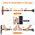 AstroAI 47.2" Ice Scrapers for Car Windshieldand Extendable Snow Brush with Foam Grip and 360° Pivoting Brush Head for Christmas Car Auto Truck