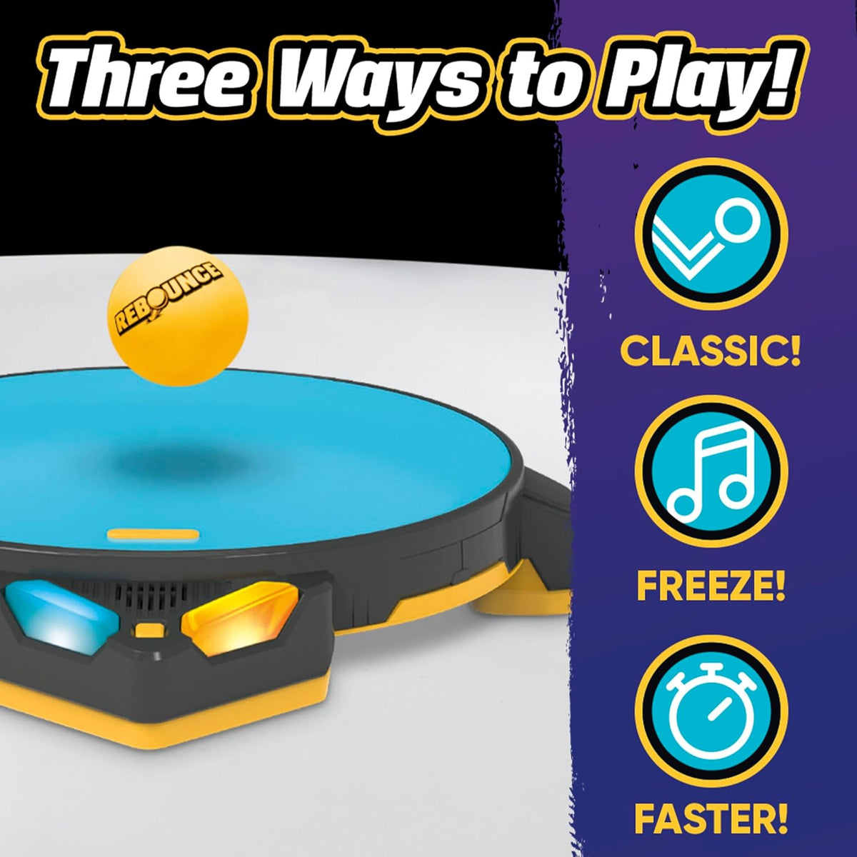 Hasbro Games Rebounce Game | Indoor and Outdoor Electronic Action Game for Kids, Teens, and Adults | Ages 8+ | 2 to 6 Players | 10 Mins. | Family