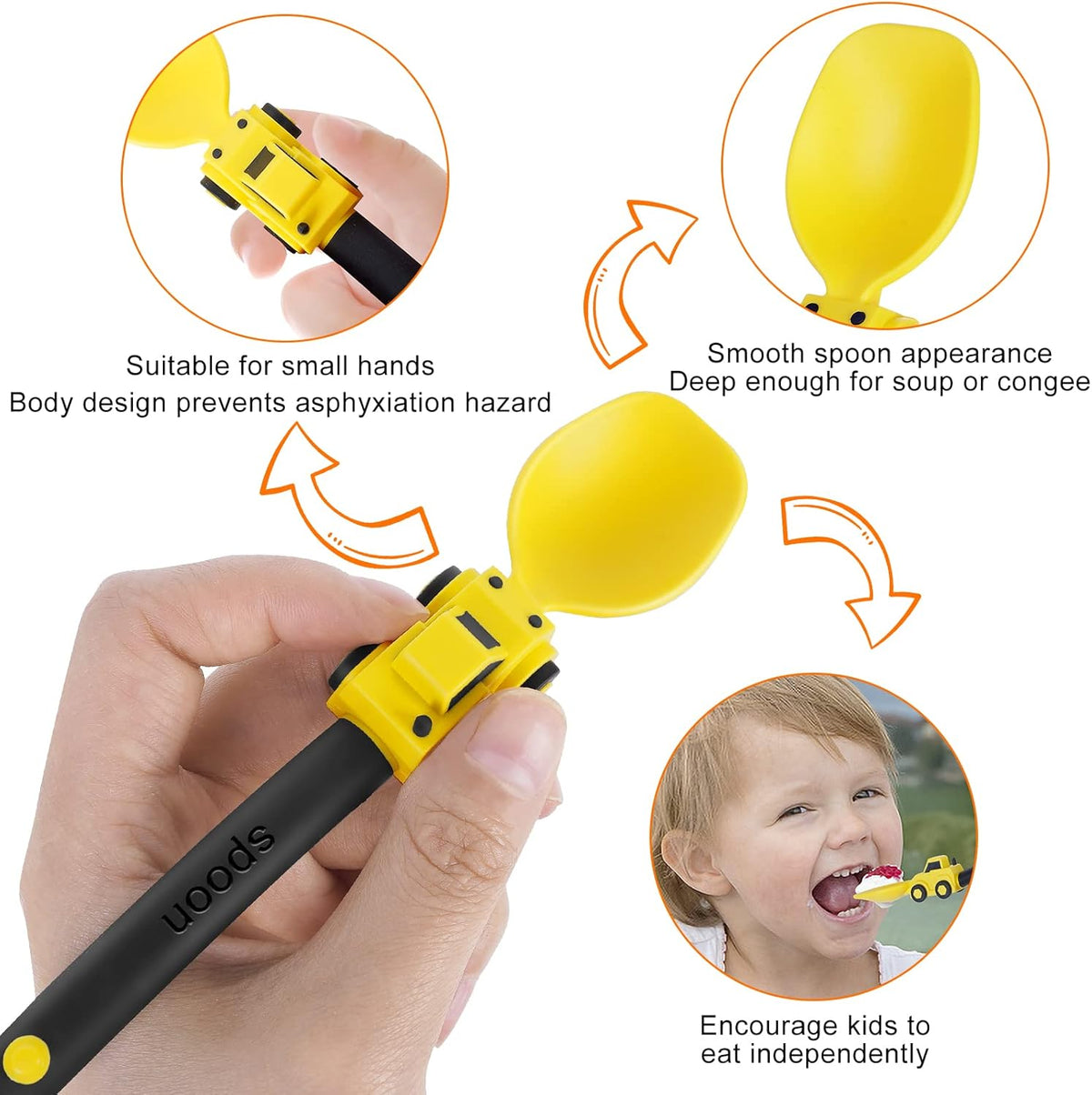 Construction Toddler Utensils - Toddler Forks and Spoons - Kids Construction Truck Utensils - Forks and Spoons Silverware Set - Christmas Birthday