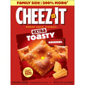 Cheez-It Cheese Crackers, Baked Snack Crackers, Lunch Snacks, Family Size, Extra Toasty, 21oz Box (1 Box)