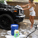 Rain-X 620191 Foaming Car Wash - 100 fl oz. High-Foaming, Concentrated Formula for Greater Cleaning Action, Safely Lifting Dirt, Grime and Residues