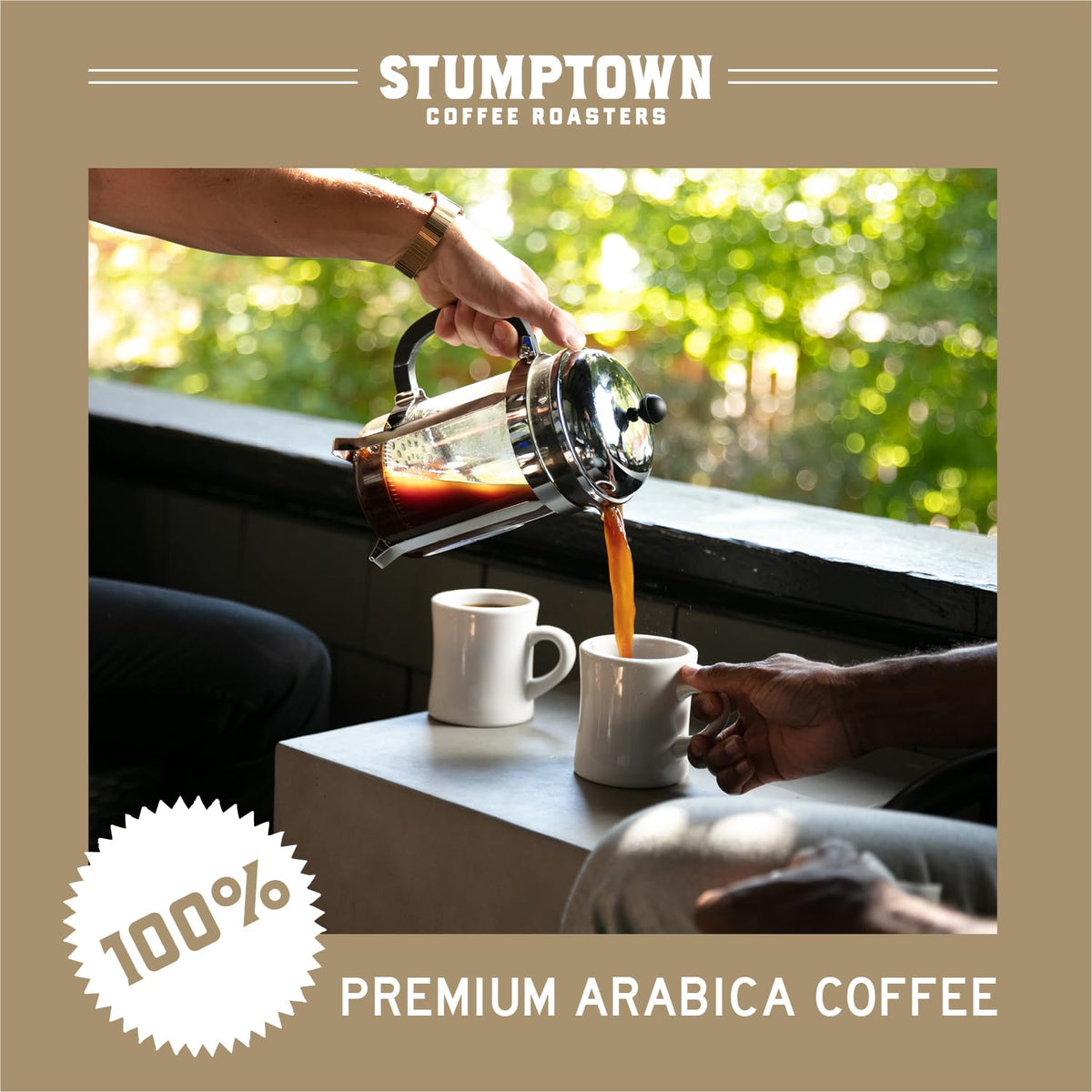 Stumptown Coffee Roasters, Medium Roast Whole Bean Coffee, 100% Arabica Coffee - Hair Bender 12 Ounce Bag with Flavor Notes of Citrus and Dark