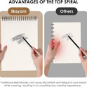 iBayam 9x12 Sketchbook, Spiral Bound Sketch Book for Kids, Teens Adults Artists Beginners, Drawing Supplies Art Supplies,100 Sheets (68lb/100gsm)