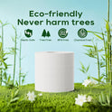 ECOLipak Bamboo Toilet Paper, Septic Safe Toilet Tissue, 24 Double Rolls, 320 Sheets Per Roll, Tree Free, Non Toxic, 2 Ply, Soft and Absorbent, Eco