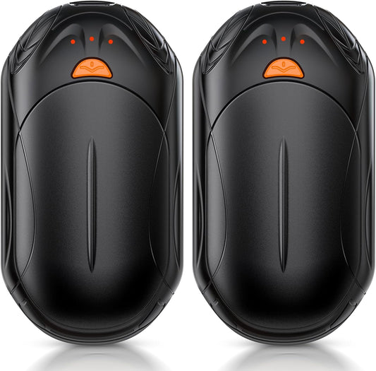AI Hand Warmers Rechargeable 2 Pack, 6000mAh Electric Hand Warmers, AI Smart Chips 20Hrs Long Safe Heat, Portable Pocket Heater, Gifts for Christmas