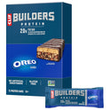 CLIF BUILDERS Protein Bars - OREO-Flavored - 20g Plant Based Protein - Gluten Free - Non-GMO - Low Glycemic - No Artificial Sweeteners - 2.4 oz. (12