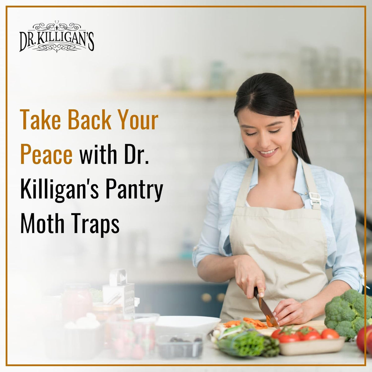 Dr. Killigan's Premium Double Potent Pantry Moth Traps with Pheromones Prime, Sticky Indian Meal Moth Traps for Kitchen, How to Get Rid of Moths