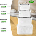 Freshmage Fruit Storage Containers for Fridge with Removable Colander, Airtight Food Storage Container, Dishwasher Safe Produce Saver for